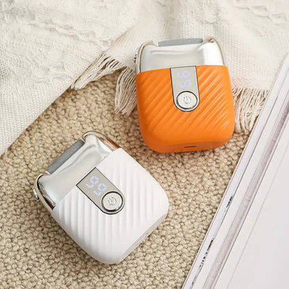 Professional Electric Foot Scrubber & Callus Remover, USB Rechargeable Foot File with 3 Grinding Heads, LED Light & Dual Speed