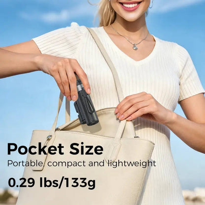 4 in 1 Selfie Stick, 360° Rotating Phone Holder with Wireless Bluetooth Remote, 25 Inch Extendable Tripod