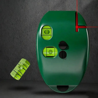 90 Degree Electronic Laser Level, Red and Green Light Self Leveling Parallel Line Tool for Construction and Portable Use