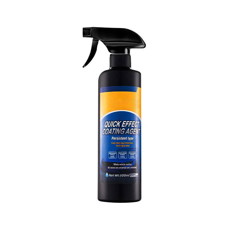 Quick Effect Ceramic Coating Agent, Advanced 3 in 1 Car Coating Spray with Hydrophobic Nano Protection & Mirror Shine, 16.9 oz