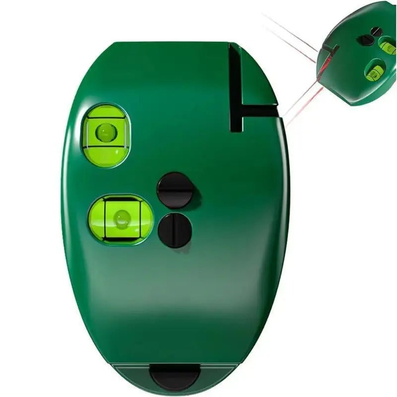 90 Degree Electronic Laser Level, Red and Green Light Self Leveling Parallel Line Tool for Construction and Portable Use