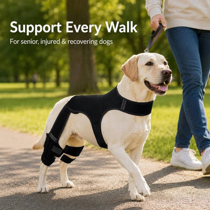 Dog Rear Leg Support Brace, Anti Slip Hind Leg Stability Wrap for Senior Dogs & Recovery Walks