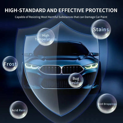 Quick Effect Ceramic Coating Agent, Advanced 3 in 1 Car Coating Spray with Hydrophobic Nano Protection & Mirror Shine, 16.9 oz