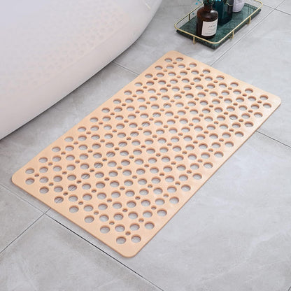 Textured Shower Mat with Antibacterial Treatment and Non-Slip Grip All Vera Mart