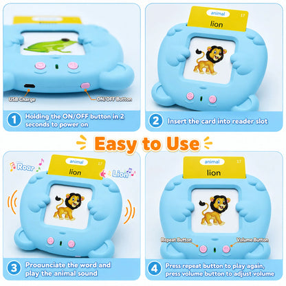 Interactive Talking Cards with Real Voice Pronunciation for Toddlers