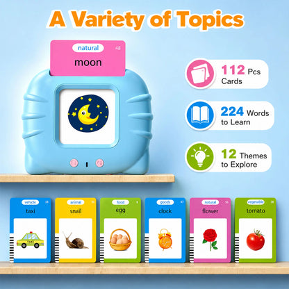 Interactive Talking Cards with Real Voice Pronunciation for Toddlers