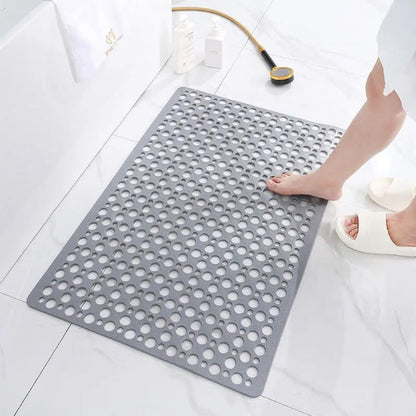 Textured Shower Mat with Antibacterial Treatment and Non-Slip Grip All Vera Mart