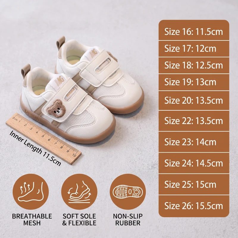 Soft Flexible Sole First Walker Shoes for Babies with Anti Slip Rubber Bottom