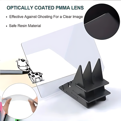 Portable Optical Tracing Board for Kids, Beginners and Artists with Sketch Projection Tool