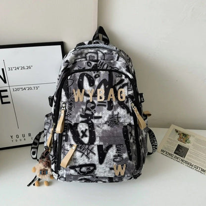 Urban Art Backpack Built for All Weather Use with Roomy Interior Sections