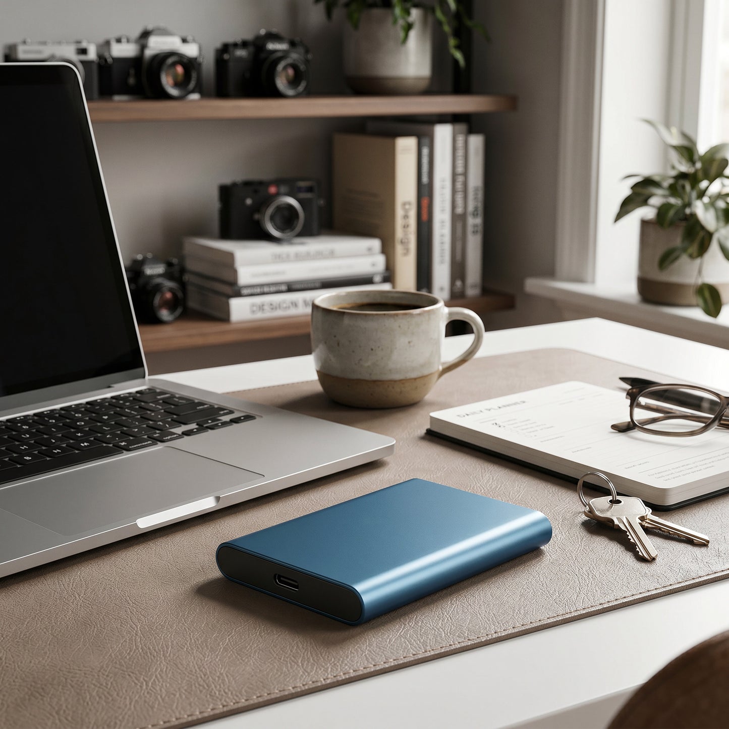 External SSD Storage Drive with Universal Port and Multi-Platform Compatibility