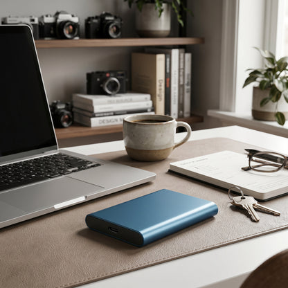 External SSD Storage Drive with Universal Port and Multi-Platform Compatibility