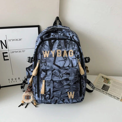 Urban Art Backpack Built for All Weather Use with Roomy Interior Sections