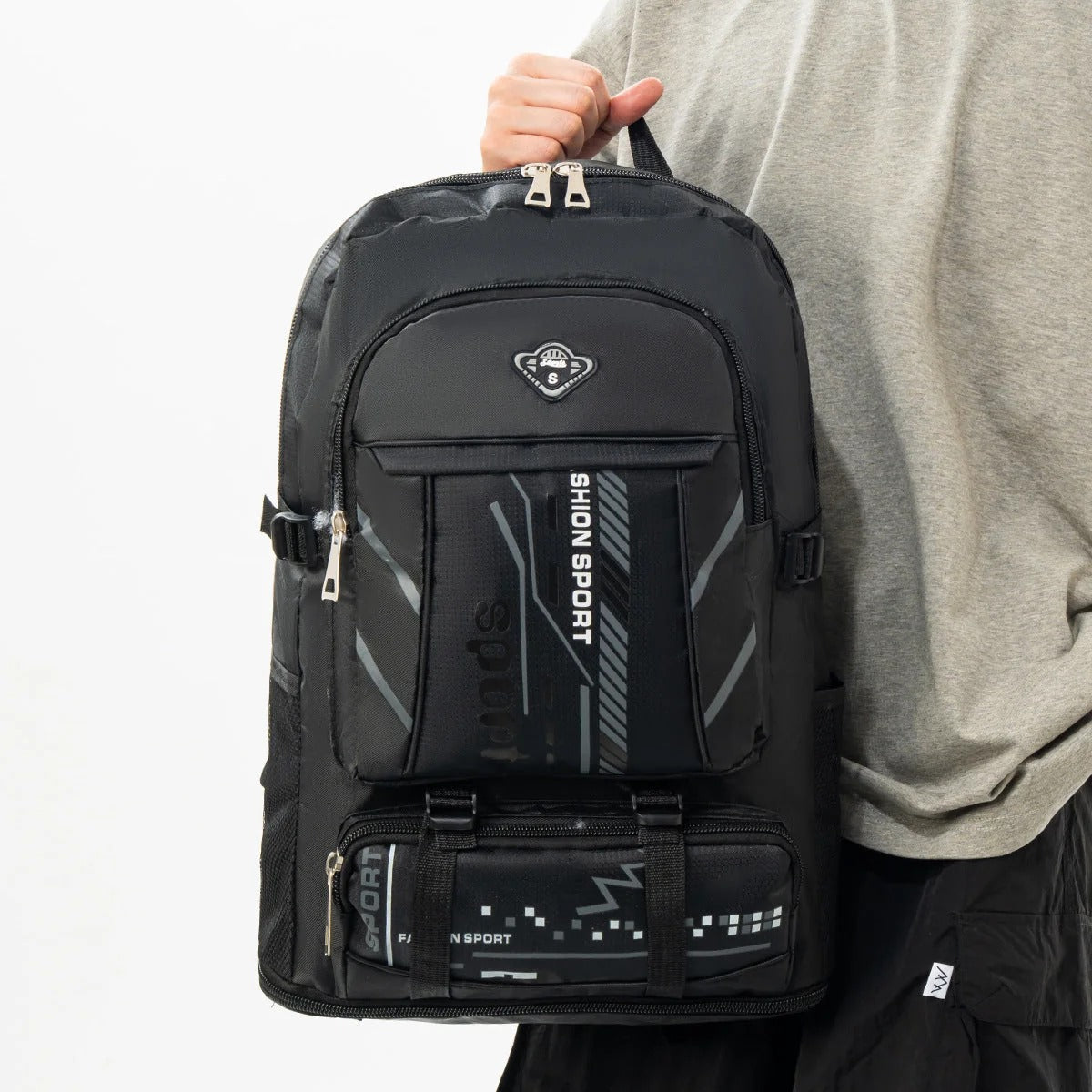 Rugged Outdoor Pack Built with Padded Shoulder Support and Multiple Storage Zones