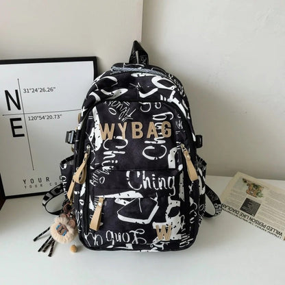 Urban Art Backpack Built for All Weather Use with Roomy Interior Sections