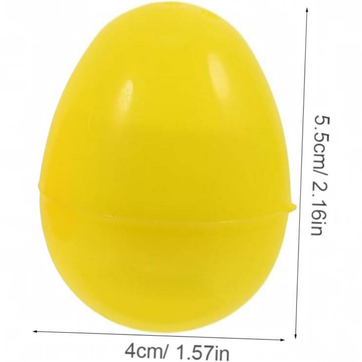 Clear Fillable Plastic Easter Eggs for Crafts and Decorating, Transparent DIY Easter Egg Ornaments for Easter Basket Fillers