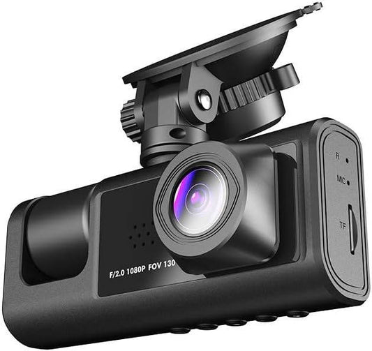 Car Dashcam Front and Rear with 2 Inch Display Screen, High Resolution, Parking Monitor