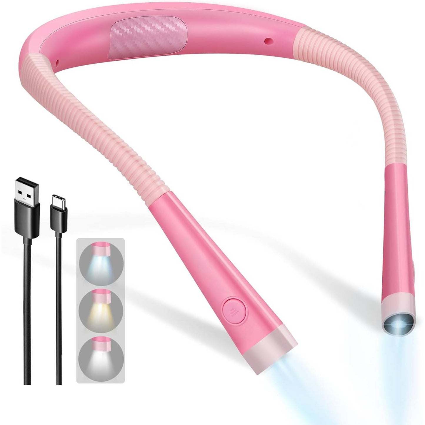 Portable Neck Reading Light, Flexible Design for Bedtime & Hands Free Reading