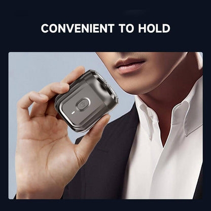 Waterproof Portable Electric Shaver for Men Rotary Razor USB Rechargeable