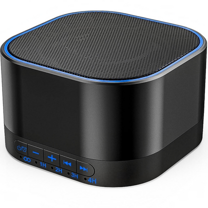 Sound White Noise Machine with 20 Non Looping Natural Soothing Sounds and Memory Function, 32 Levels of Volume