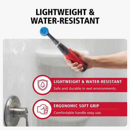 Electric Grout Cleaner Brush, 18 Piece Cordless Scrubber Kit for Tile, Shower, Tub & Bathroom