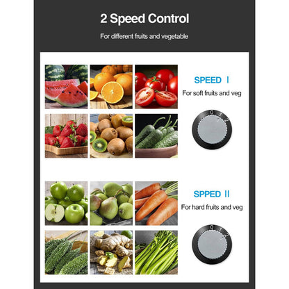 800W Centrifugal Juicer Extractor, Stainless Steel Juicer Machine with 3 Inch Wide Feed Chute for Fruits and Vegetables