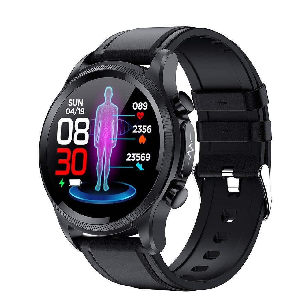 Glucose Wellness Tracker Watch with AMOLED Display and Activity Tracking