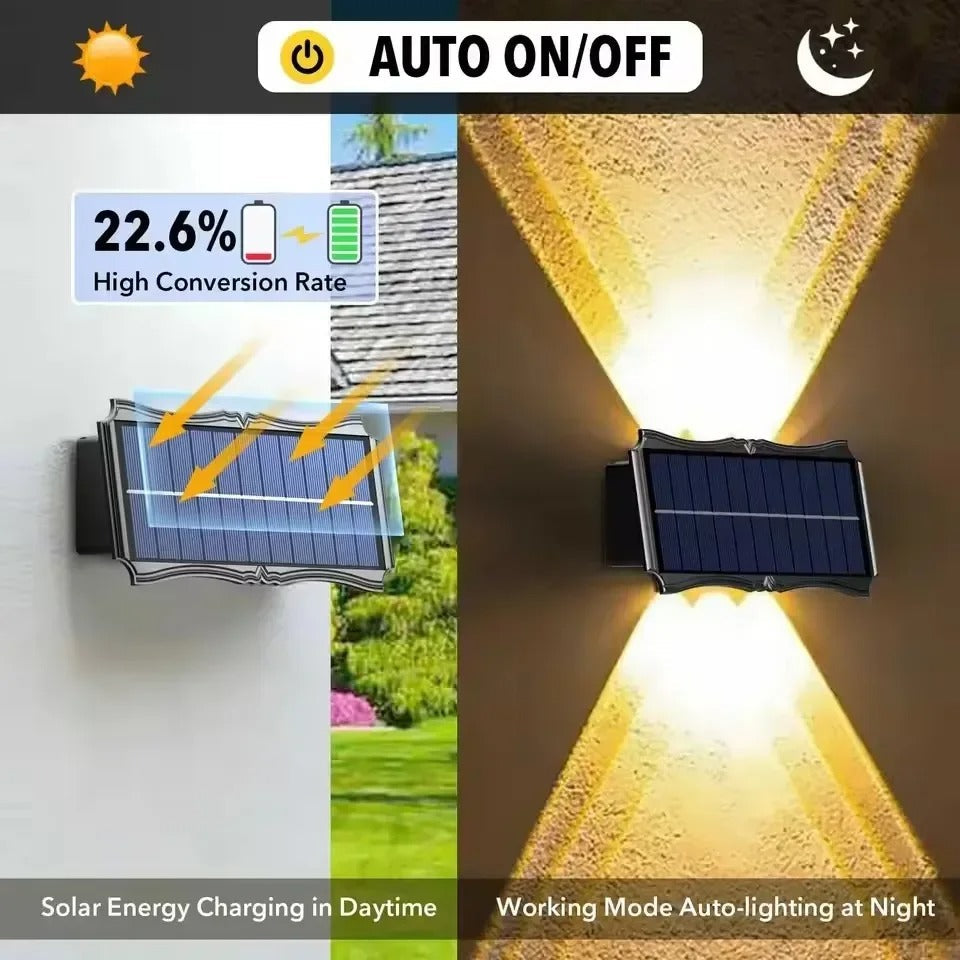 Outdoor Solar Wall Lighting Waterproof with Sensor