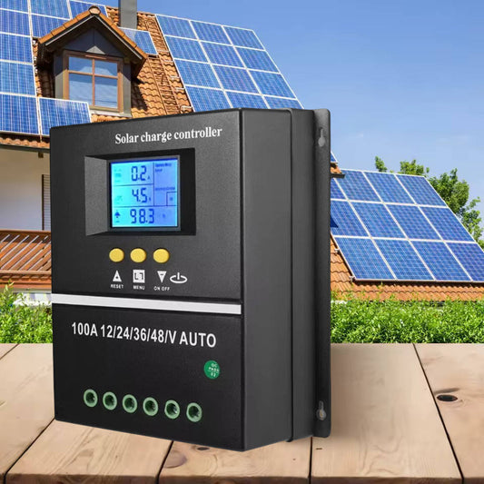 400W MPPT Solar Charge Controller, 12V 24V 36V 48V Solar Battery Charging Controller for Solar Panels