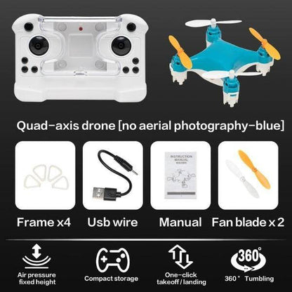 Upgraded Mini RC Stunt Drone, 360° Flip Quadcopter with Altitude Hold for Kids & Beginners