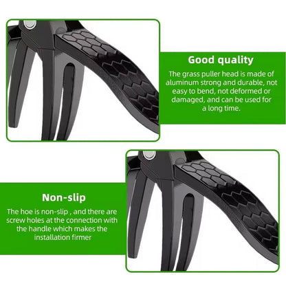 Stand Up Weed Puller Tool with Handle, Garden Root Remover Easy Weed Removal Tool