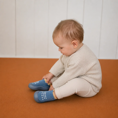 Ventilated Toddler Shoes with Non Slip Textured Bottom for First Steps
