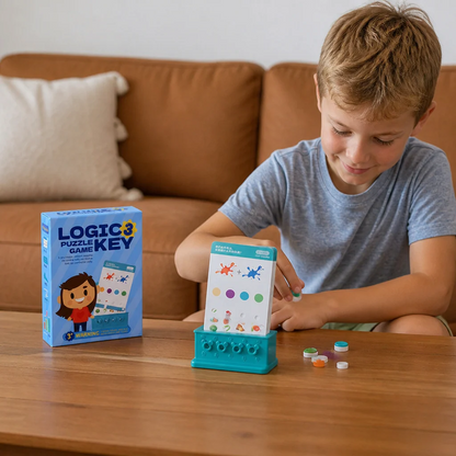 Children's Padlock and Key Pairing Toy, Shape Matching Learning Game