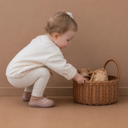 Ventilated Toddler Shoes with Non Slip Textured Bottom for First Steps