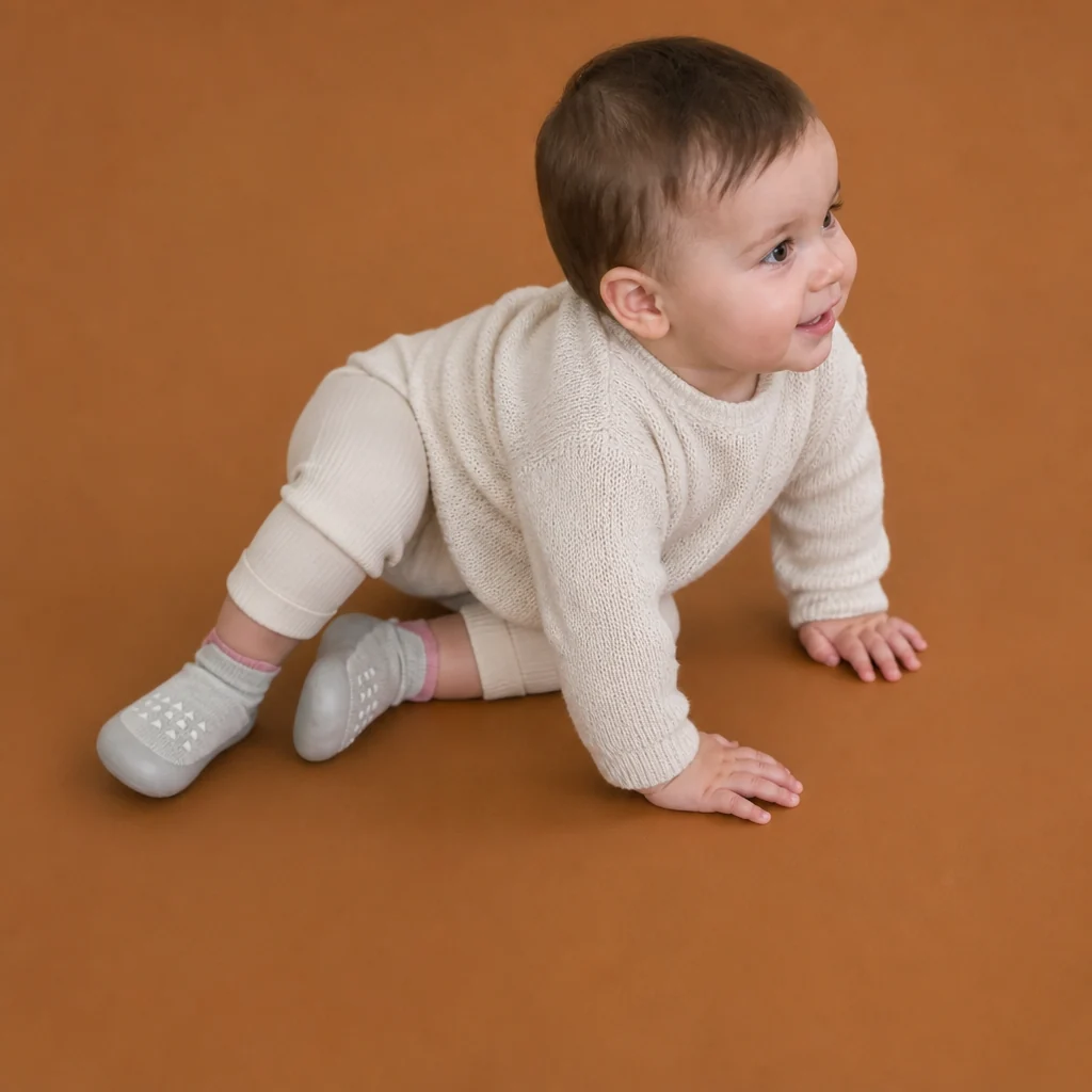Ventilated Toddler Shoes with Non Slip Textured Bottom for First Steps