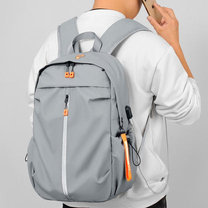 Water Resistant Commuter Backpack with Padded Laptop Section and Breathable Back