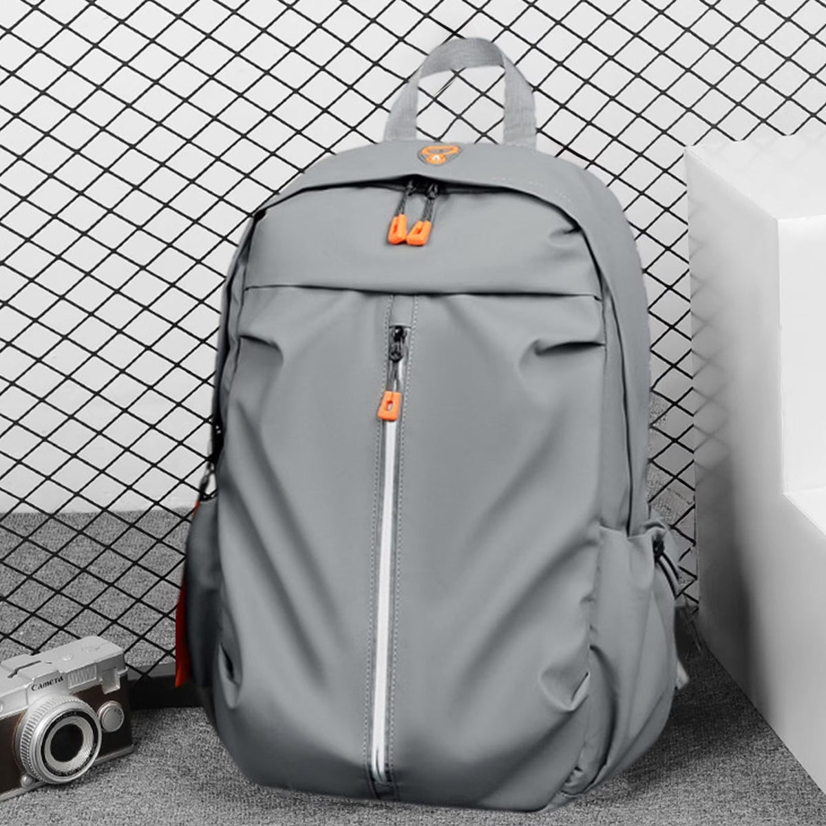 Water Resistant Commuter Backpack with Padded Laptop Section and Breathable Back