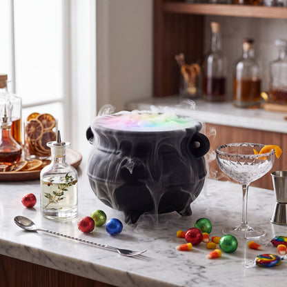 Ultrasonic Fog Machine with Multicolor LED Lights and 8 Hour Runtime