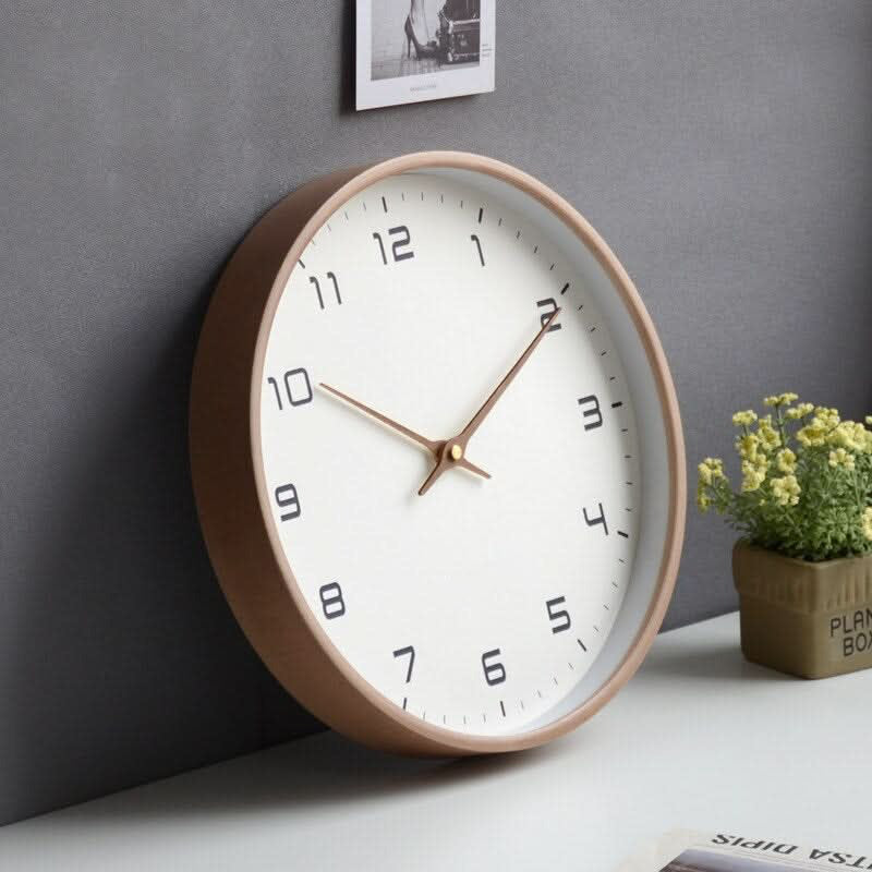 Wooden Wall Clock, 10 Inch