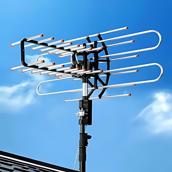 Outdoor Long Range 500+ Mile TV Antenna With UHF/VHF/FM Radio