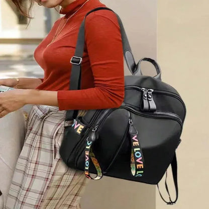 Weather Resistant Backpack with Dual Storage Compartments for Laptops