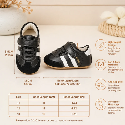 Soft Sole Infant Sneakers with Touch Fastening Straps for Early Walkers