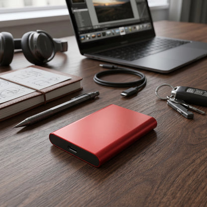External SSD Storage Drive with Universal Port and Multi-Platform Compatibility
