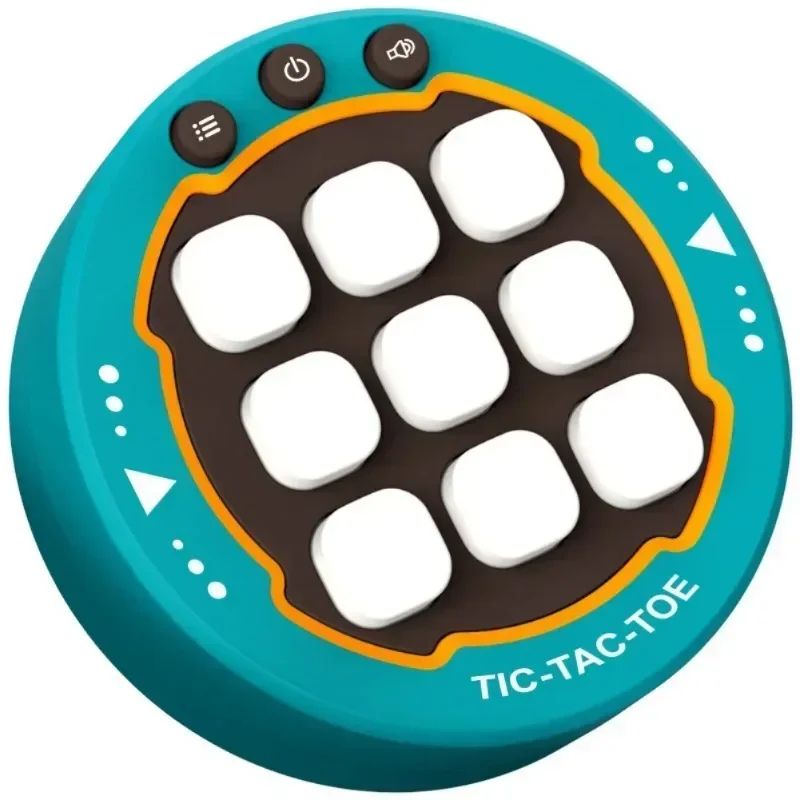 Pocket Electronic Tic Tac Toe with Three Game Modes and Compact ABS Case for Travel Play