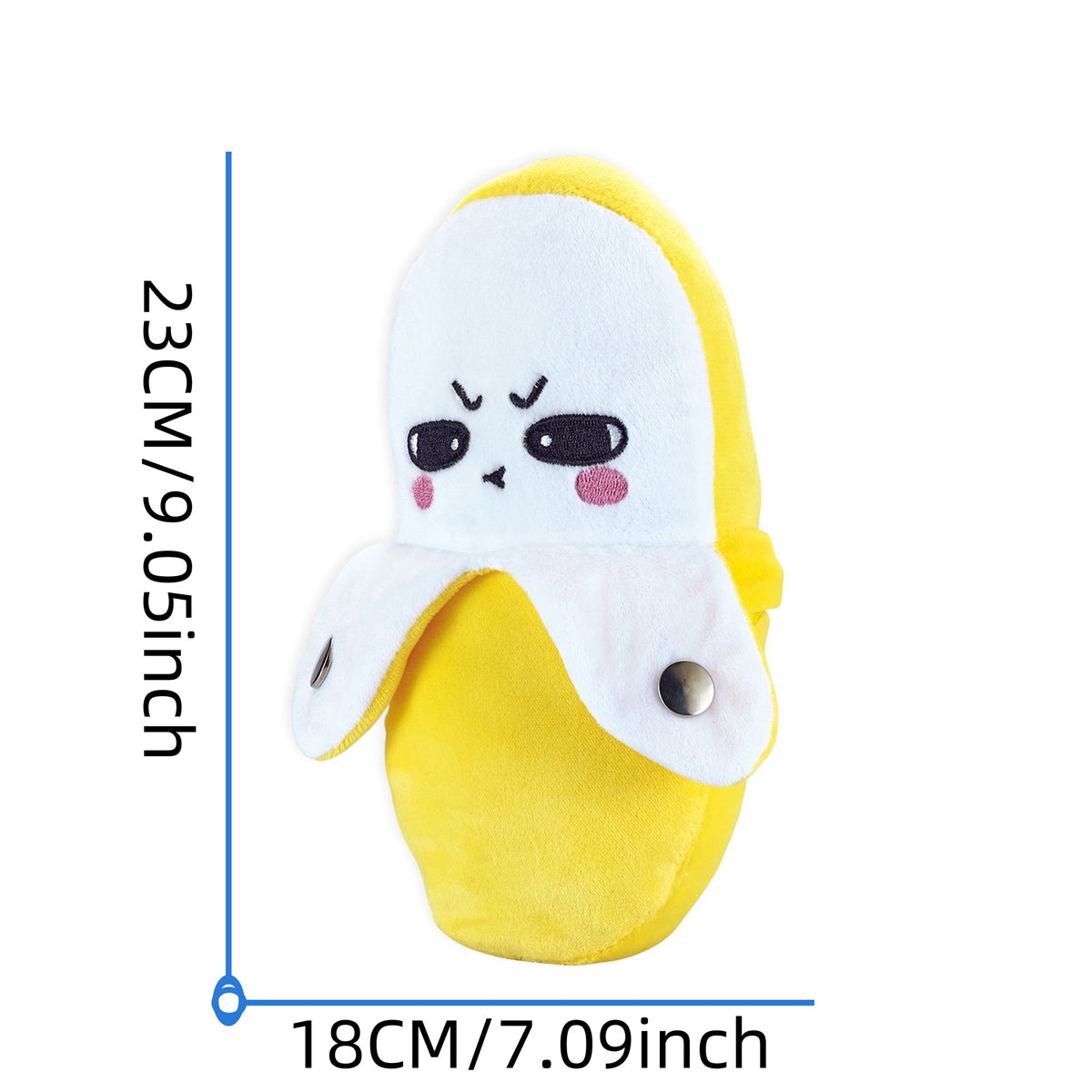 Plush Banana Toy That Plays Sounds When Touched with Soft Fabric for Kids and Gifts