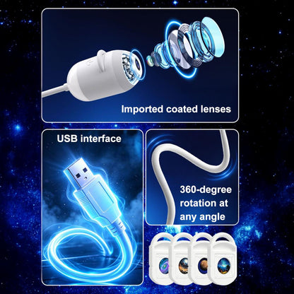 Bedroom Star Light Projector with Tap On Control and Adjustable Glow