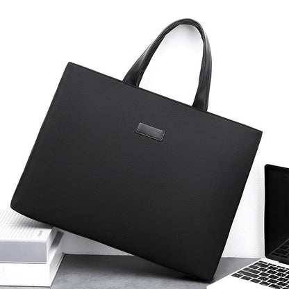 Laptop Tote Bag with Weather Resistant Fabric and Shoulder Strap for 15 Inch Laptops