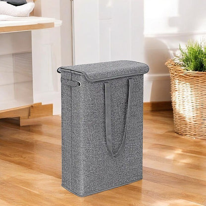 45L Slim Laundry Hamper with Lid