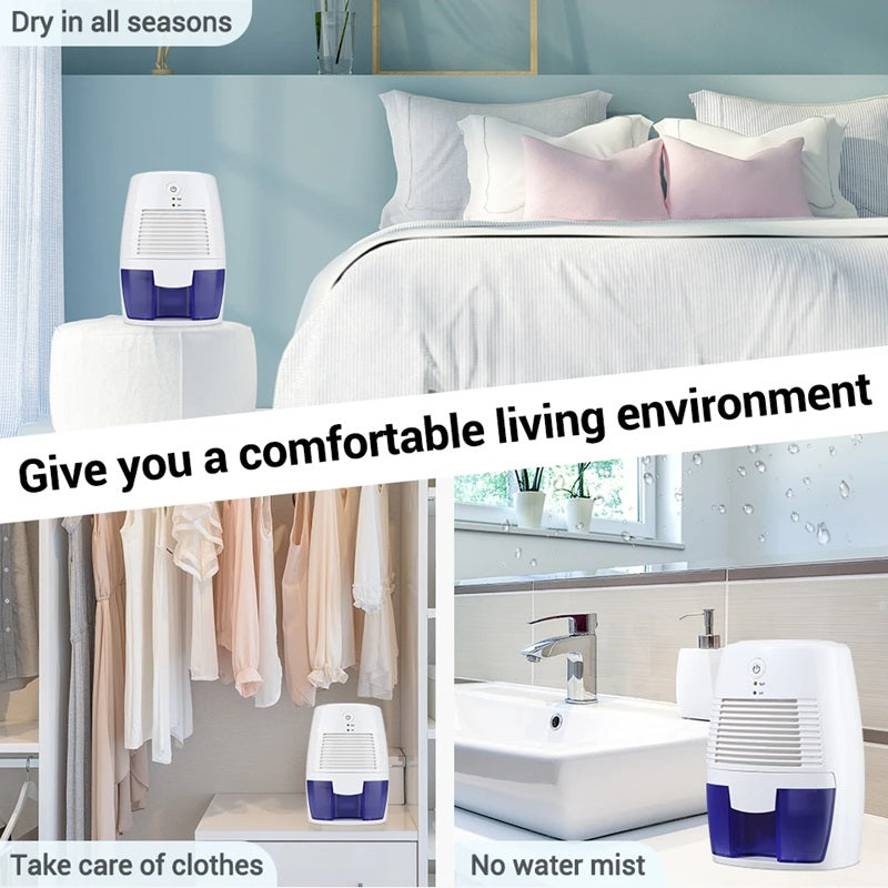 Portable Mini Dehumidifier for Quick Moisture Control