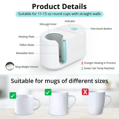 One-touch Automatic Mug Press Machine